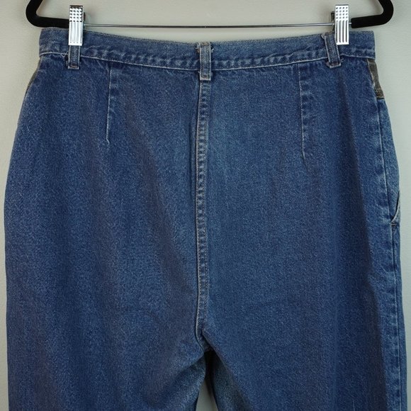 Vintage Boca Chica Gray Pleated Panel Blue Jeans Waist 32" - Picture 6 of 6